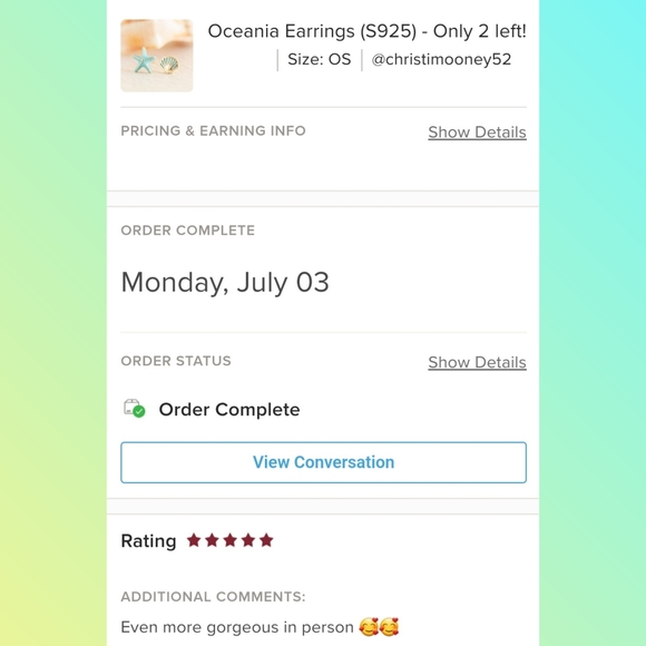 Oceania Earrings (S925) - Only 1 left! - Picture 8 of 8